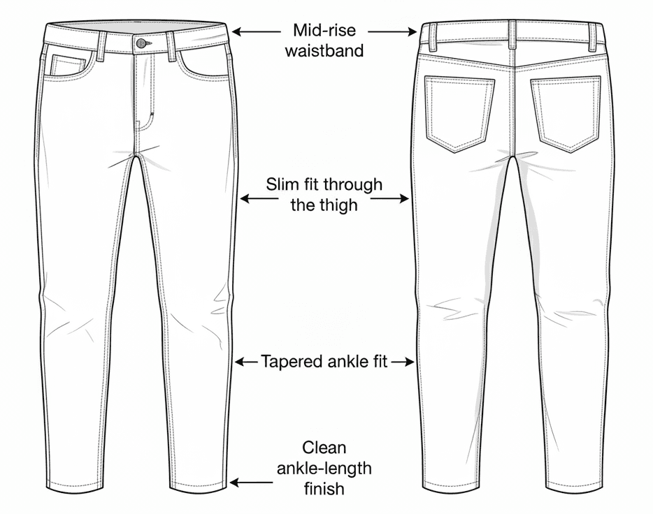 Ankle fit illustration