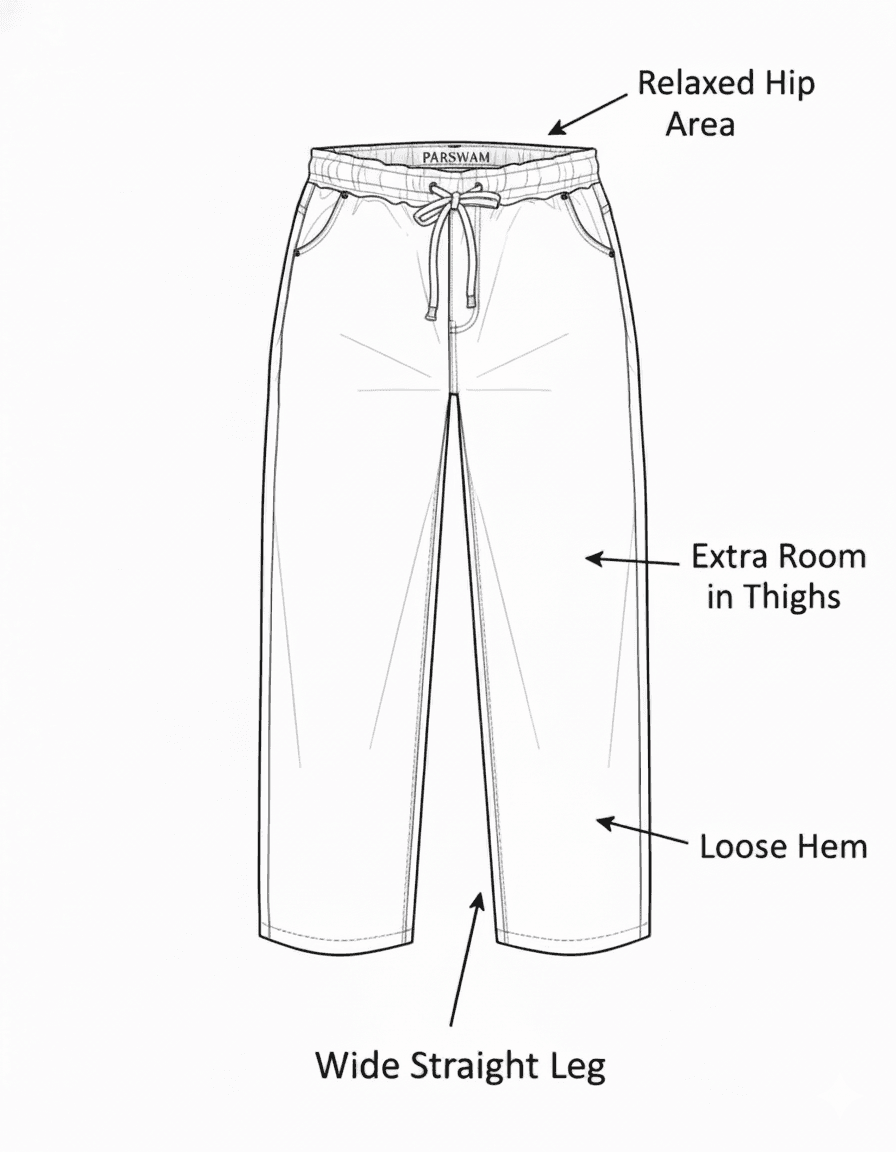 Traveller loose fit illustration